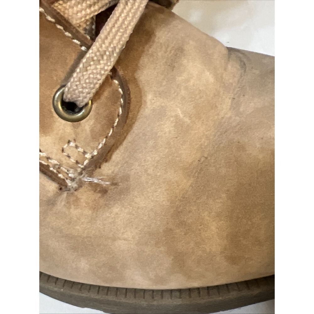 Earth Origins Rowan Lace-Up Side Zip Combat Boots Leather Women's Sz 7.5 - Picture 13 of 16